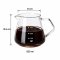 โถแก้วรองกาแฟดริป 650 ml (สเกล 600 ml )
