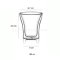 แก้วสองชั้น 180 ml
