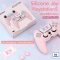 Geekshare™ Silicone Joy PS5 Meow Meow SET ซิลิโคนจอย Playstation 5 Dual Sense สีชมพู ลาย น้องแมวเมี๊ยว เมี๊ยว แบรนด์แท้