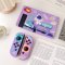[ใหม่ล่าสุด] TPU CASE เคสซิลิโคน แบบนิ่ม สำหรับ Nintendo Switch เคสแยก 3 ชิ้น ลาย UFO อวกาศ สีม่วงพาสเทล น่ารัก คุณภาพดี