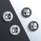 Thumbgrip Analog ครอบปุ่มจุกยาง JoyCon ลาย LOGO Switch สำหรับ Nintendo Switch / OLED / LITE ดีไซน์ใหม่ล่าสุด 1ชุด=4ชิ้น