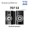 Bowers & Wilkins 707 S3 Bookshelf Speakers