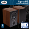 PSB Alpha P3 Compact Bookshelf Speakers Walnut (PAIR)