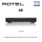 Rotel A8 Integrated Amplifier 40 Watts per channel of Class A/B