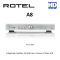 Rotel A8 Integrated Amplifier 40 Watts per channel of Class A/B