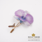 เข็มกลัดดอกกล้วยไม้หวาย Dendrobium (Light Blue&Lilac)