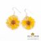 ต่างหูดอกเก๊กฮวย - Mini Chrysanthemum Earring (Yellow)