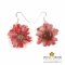 ต่างหูดอกเก๊กฮวย - Mini Chrysanthemum Earring (Red)