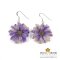 ต่างหูดอกเก๊กฮวย - Mini Chrysanthemum Earring (Purple)