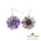 ต่างหูดอกเก๊กฮวย - Mini Chrysanthemum Earring (Purple)