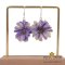 ต่างหูดอกเก๊กฮวย - Mini Chrysanthemum Earring (Purple)