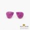 ต่างหูแบบก้านเสียบ กลีบดอกกล้วยไม้หวายเดนโดรเบียตัดกลีบสีม่วง(Dendrobium orchid)