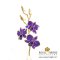 ช่อดอกล้วยไม้หวาย ( Dendrobium Orchid ) สีม่วง