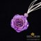 สร้อยเชือกดอกกุหลาบ Rose (Purple)