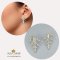 ต่างหูเงินใบสน (Cypress)