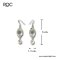 ต่างหูผลลูกหมากเงินแท้ประดับด้วยไข่มุก/ Fine Silver Betel Nut Earring