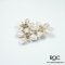 เข็มกลัดเงินแท้ดอกพุดพิชญา / Fine Silver Snowflake Flower Brooch