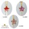 จี้ดอกคอนสวรรค์ขอบทอง / Partially Gold Plated Cypress Vine Flower Pendant