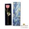 กุหลาบช่อสีชมพูขอบทอง 1 1 นิ้ว / Partial Gold Plated Red Rose Stem 11"