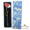 กุหลาบช่อสีแดงขอบทอง 1 1 นิ้ว / Partial Gold Plated Red Rose Stem 11"