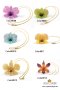 จี้ดอกกล้วยไม้สกุลหวายเดนโดรเบียม /Dendrobium Orchid Pendant