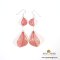 ต่างหูใบยางพาราโปร่งใส -5 / Rubber Filigree Leaf Earring