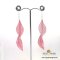 ต่างหูใบยางพาราโปร่งใส -4 / Rubber Filigree Leaf Earring(copy)