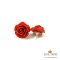 ต่างหูดอกกุหลาบสีแดง (Rose)