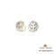 ต่างหูเงินใบบัวบก / Pennywort  Leaves in Silver finish Earring