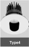MASK LED RECESSED DOWNLIGHT Dimmable 10W (4 Style)