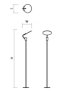 DOWN A LED POST TOP AREALIGHT IP65
