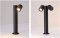 PORCH LED BOLLARD 1x9W 2x9W H 44cm. / 3x12W H 250cm. IP65