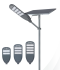 SOLAR STREET LIGHT OFF-GRID 100W 3030 LED 6000K