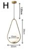 Pendant Lights Vintage Hoop