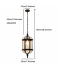 Retro Hanging Lamp Waterproof