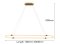 LED pendant lamp 3 colors in 1 lamp