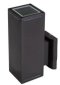 WALL LIGHT SQUARE LUMINAIRE 1xE27 IP54