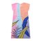 Woman Sleeve Casual Dress - Pink : Pastel Powderpuff