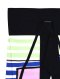 Multicolor Pants : Straight Line Blue and Green on a White Background