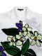 White Casual shirts : Vase with White Orchid