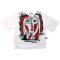 Woman Blouse - White : Picasso Women Art Red