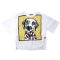 Woman Blouse - White : Yellow Background with Playful Dalmatian