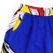 Multicolor Cropped ankle pants : woman with Red, Blue, and Yellow