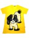 Yellow Maxi dress : Cute Dog on Yellow
