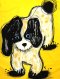 Yellow Maxi dress : Cute Dog on Yellow