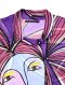 Purple Turtle Neck Blouse : Woman with Purple Hair