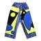 Blue Relax Pants : Abstract blue and Black on a yellow background