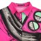 Women Long Sleeve Shirts - Pink : Clash of Curves