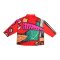Women Long Sleeve Shirts - Red : Clash of Curves