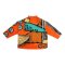 Women Long Sleeve Shirts - Orange : Clash of Curves